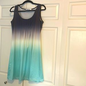 Aleson Size M blue fade dress